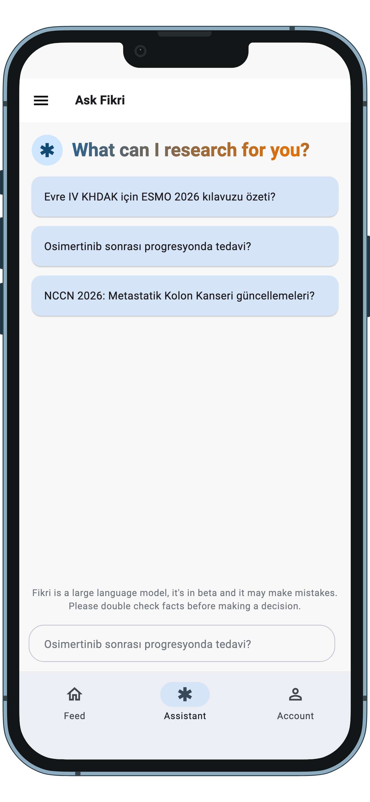 CLINICAL AI ASSISTANT: FIKRI