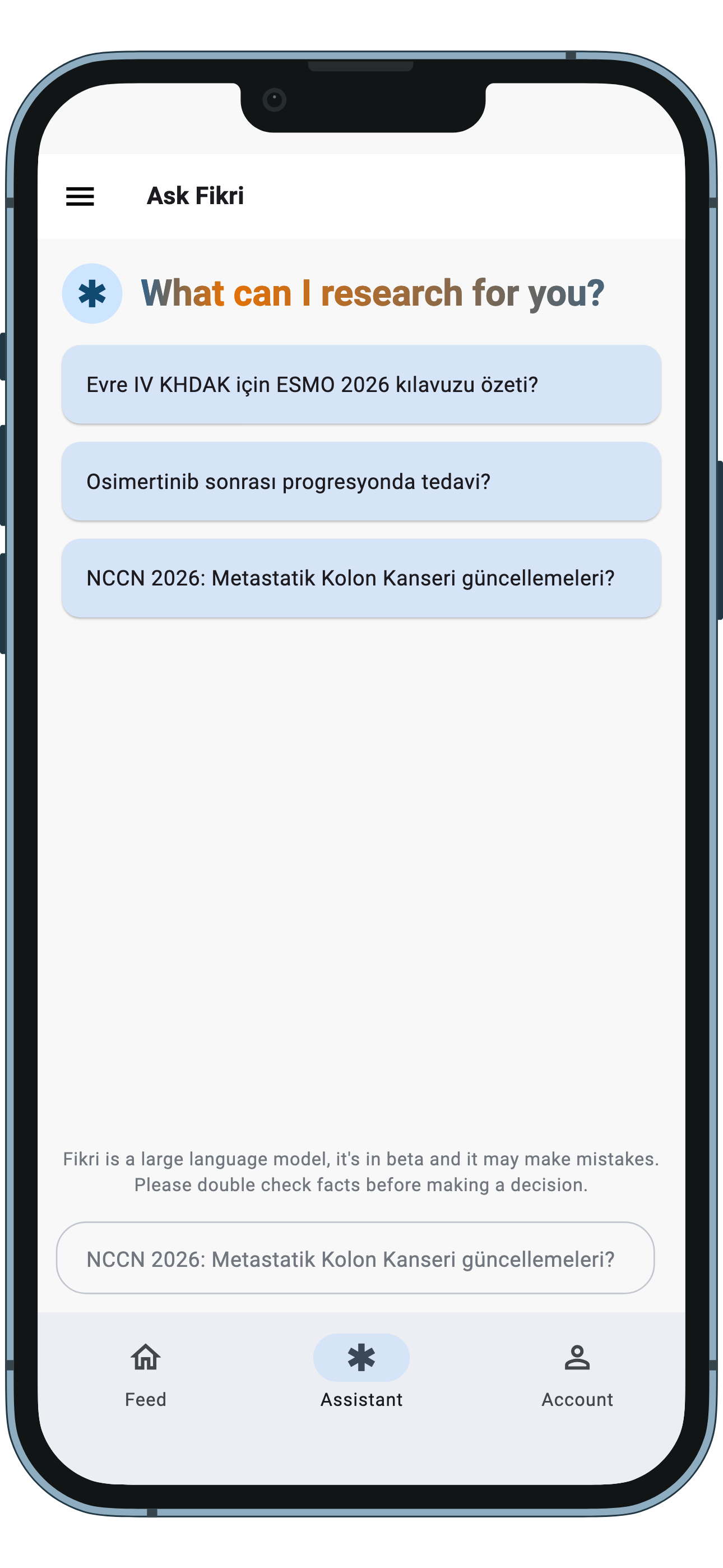 CLINICAL AI ASSISTANT: FIKRI
